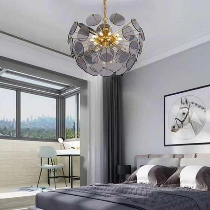 Lustre suspension en verre forme dent de lion Nahia — LZ4X9P