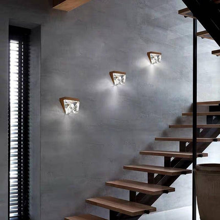 Applique murale design en verre cristal LED Momna — LZ4X9T