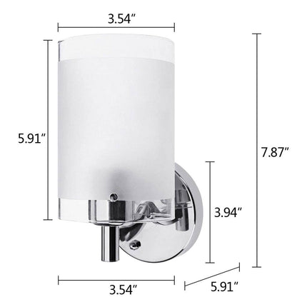 Applique murale LED avec abat-jour métallique argenté — LZ4X9T1