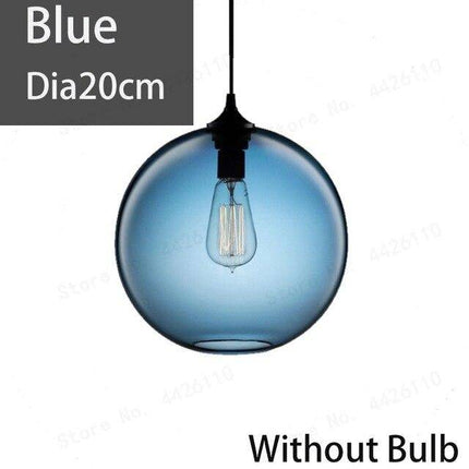 Suspension boule en verre coloré ou fumé Blubble — LZ4X9Q2M