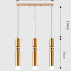A - 3 lampes - Base rectangle / Chaude
