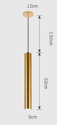 Suspension cylindrique LED à tube chromé Simplicity — LZ4X9P