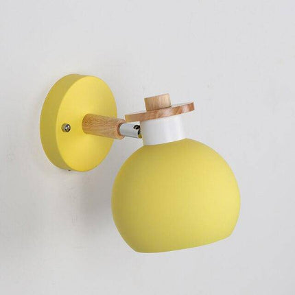 Applique murale moderne boule en métal Macaroon