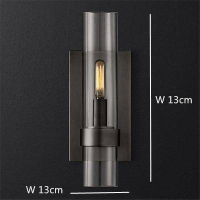 Applique murale LED design avec tube en verre cylindrique — LZ4X9P2