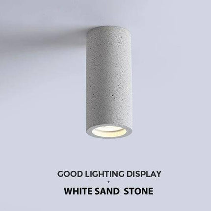 Spot LED rond en ciment au design industriel moderne — LZ4X9T2
