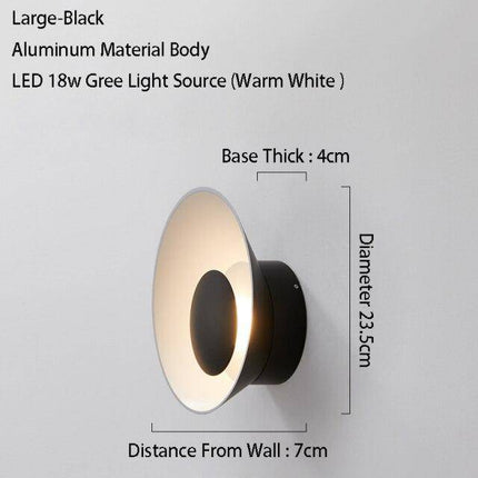 Applique murale LED design en métal coloré style Loft — LZ4P9XQ