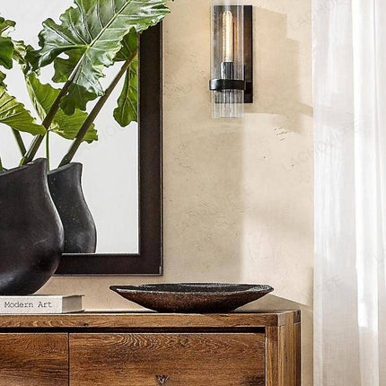 Applique murale LED design avec cylindre en verre Luxury — LZ4F7Q2
