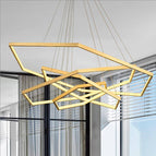 Acier inoxydable - Doré / 2 anneaux - 60 80 cm / Chaude