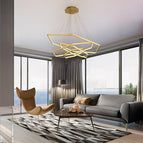 Acier inoxydable - Doré / 2 anneaux - 40 60 cm / Froide