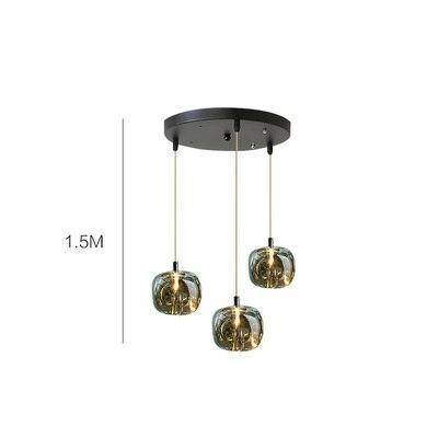 Suspension LED en verre coloré design contemporain — LZ7XQ2