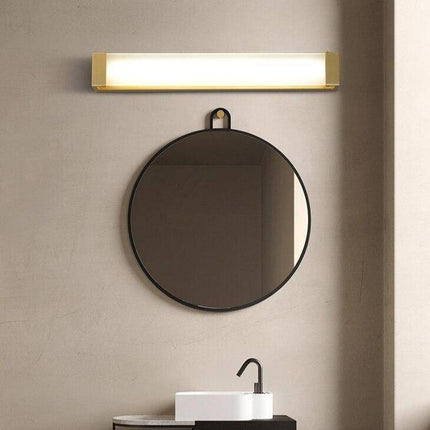 Applique murale LED en métal doré pour miroir de luxe — LZ4X9P2