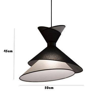 Suspension LED en métal avec abat-jour asymétrique design — LZ4X9T