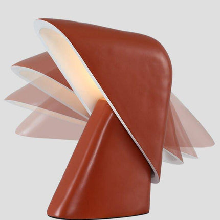 Lampe à poser LED avec abat-jour triangulaire coloré design Luxury — LZ4X9T2