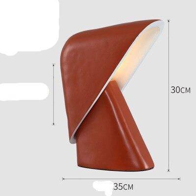 Lampe à poser LED avec abat-jour triangulaire coloré design Luxury — LZ4X9T2