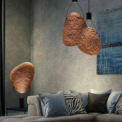 Suspension LED design avec tuiles métalliques créatives — LZ4X9P