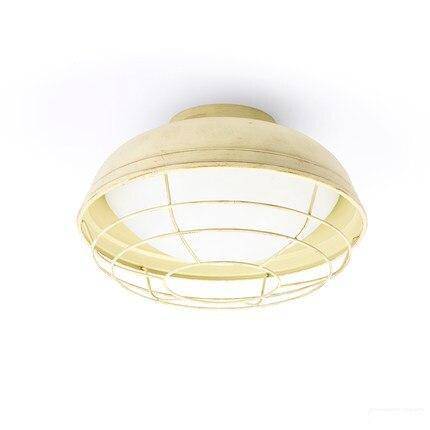 Plafonnier LED style loft avec cage métallique moderne — LZ4X9P