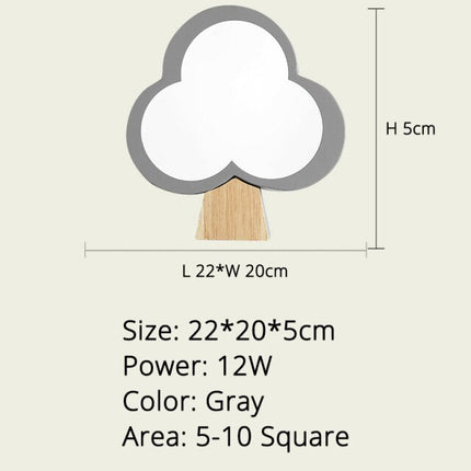 Applique murale design arbre en bois Ania — LZ4X9P