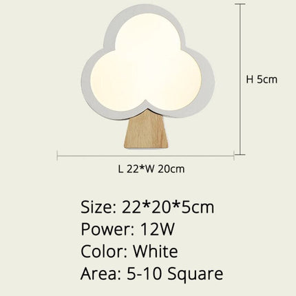 Applique murale design arbre en bois Ania — LZ4X9P