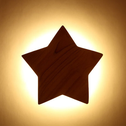Applique murale étoile en bois pour enfant Stary — LZ4Q7M9