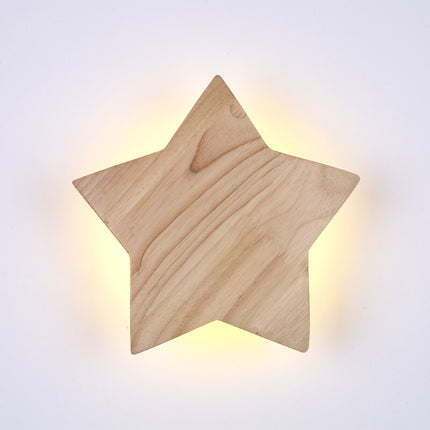 Applique murale étoile en bois pour enfant Stary — LZ4Q7M9