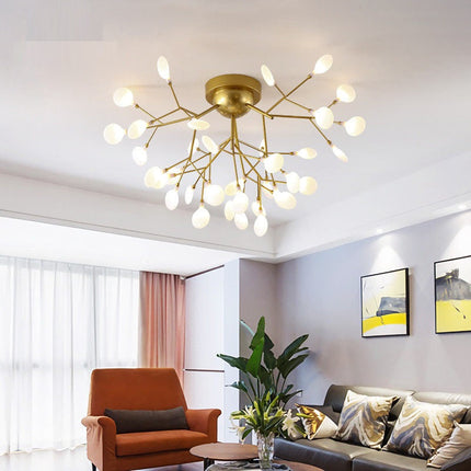 Lustre LED moderne en forme de branche lumineuse Shanna — LZ4X7P9