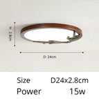 B - Walnut - 24cm / Chaude