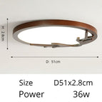 B - Walnut - 51cm / Chaude