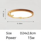 B - Wooden - 24cm / Chaude