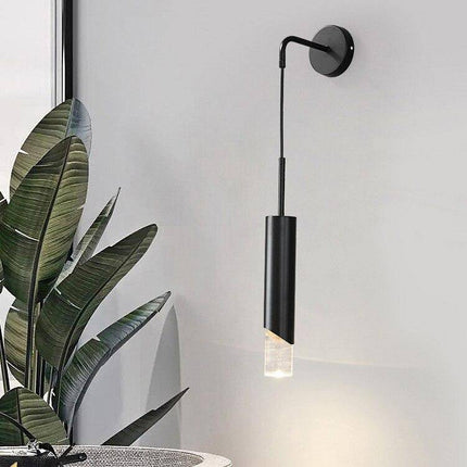Applique murale design LED avec abat-jour doré Light