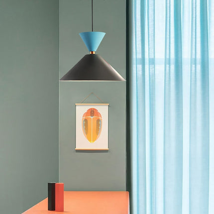 Suspension LED design avec abat-jour coloré style nordique Topaz — LZ4X9P2Q