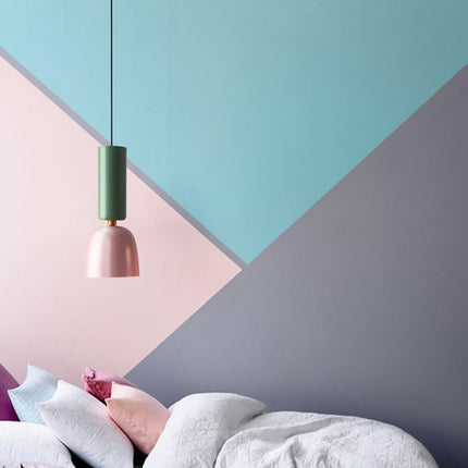 Suspension LED design avec abat-jour coloré style nordique Topaz — LZ4X9P2Q