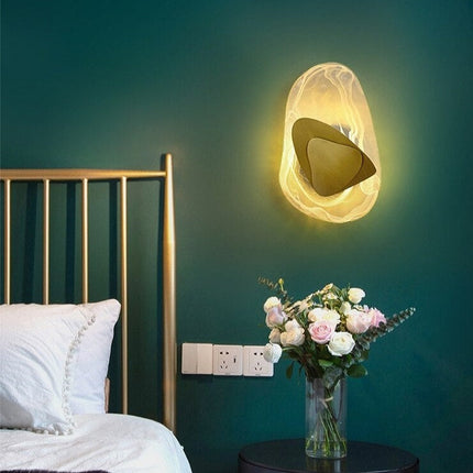 Applique murale LED moderne effet pierre précieuse Azahara — LZ4T9X