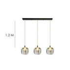 3 lampes - allongé - transparent
