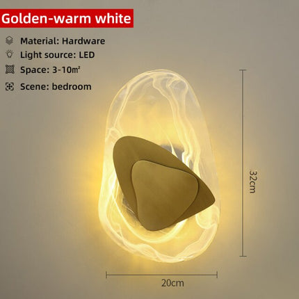 Applique murale LED moderne effet pierre précieuse Azahara — LZ4T9X