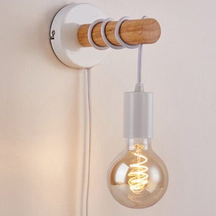 Applique murale moderne en bois filaire Deliah — LZ4X9P