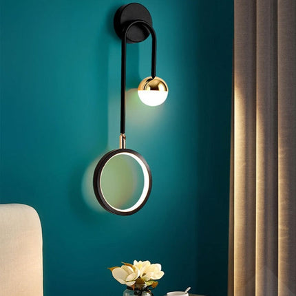 Applique murale design géométrique avec boule suspendue Oryna — LZ4Q7X9