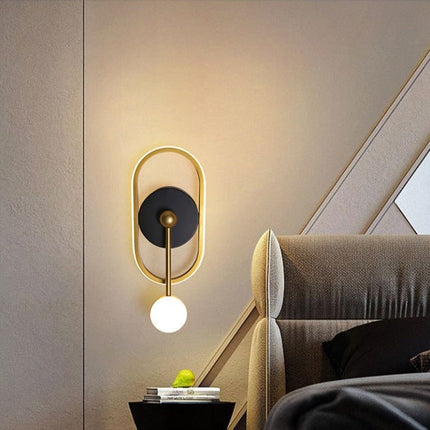 Applique murale design géométrique avec boule suspendue Oryna — LZ4Q7X9