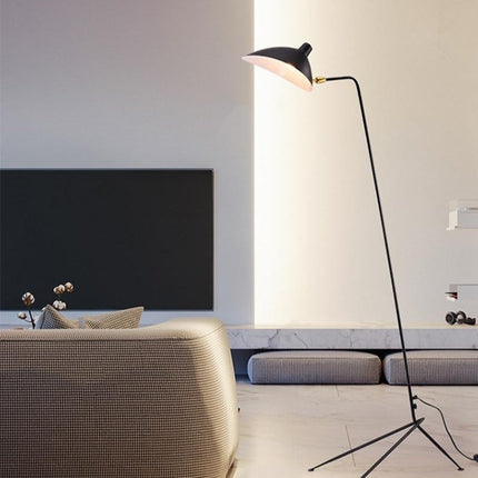 Lampadaire au design rétro américain — LZ7F9XQ