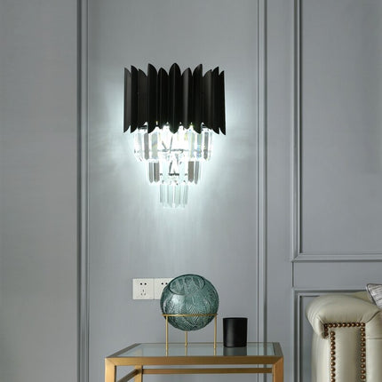 Applique murale moderne avec cristaux en 4 niveaux luxury Etto — LZ4X9J