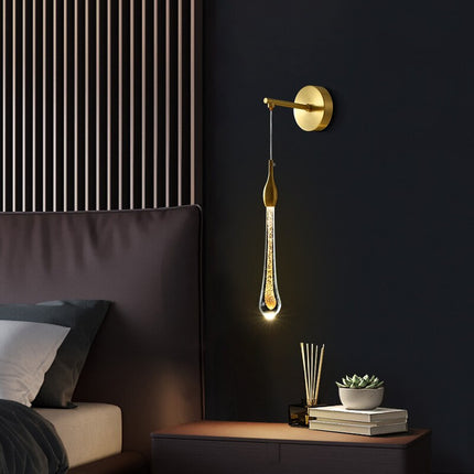Applique murale suspendue dorée au design moderne Gabriella — LZ4X9T2