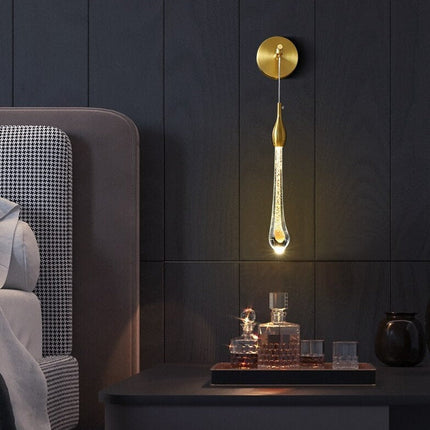 Applique murale suspendue dorée au design moderne Gabriella — LZ4X9T2
