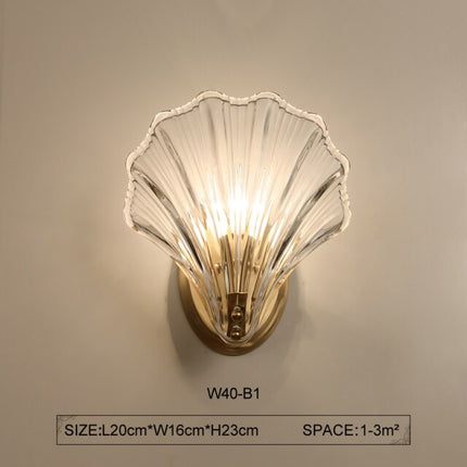 Applique murale LED design coquillage Shelly moderne — LZ4P7XQ