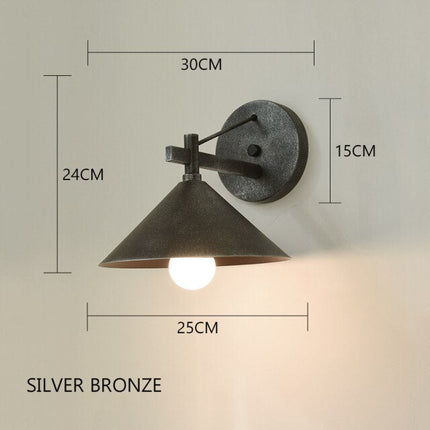 Applique murale extérieure style industriel en métal Courty — LZ4X9T2