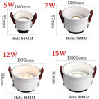 Chaude / 15W Dimmable - Blanc
