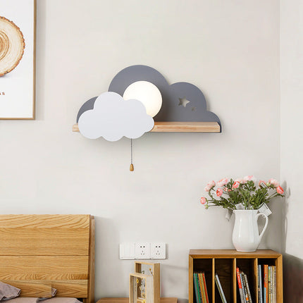Applique murale LED moderne avec support en bois Lyzia — LZ4X9T2