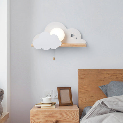 Applique murale LED moderne avec support en bois Lyzia — LZ4X9T2