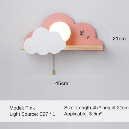 Applique murale LED moderne avec support en bois Lyzia — LZ4X9T2