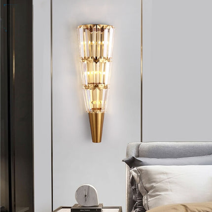 Applique murale LED moderne en verre conique Doina — LZ4X7Q9