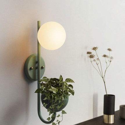 Applique murale LED moderne avec pot de plante Xenia — LZ4P9XQ