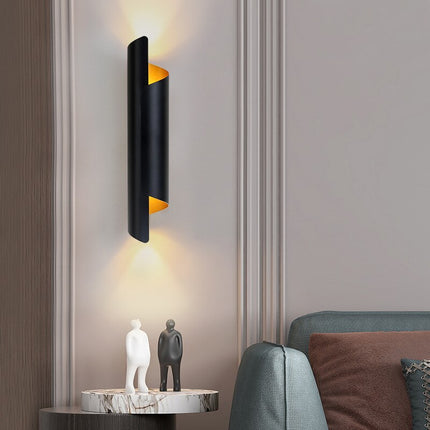 Applique murale cylindrique moderne en métal avec LED Amaia — LZ4T9X